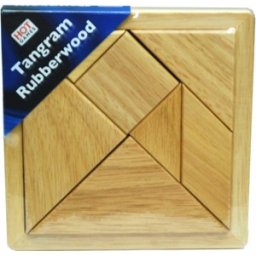Tangram Rubberwood (12 x 12 cm)