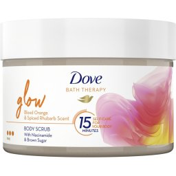 Dove Bath Therapy Bodyscrub Glow Blood Orange & Spiced Rhubarb Scent