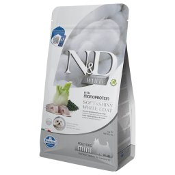 Voordeelpakket: 3x2kg N&D Dog Adult Mini White met zeebaars, venkel & spirulina droogvoer voor honden