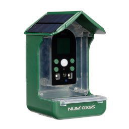 Numaxes vogelvoederhuisje met camera L 10 x B 10 x H 17 cm Vogel