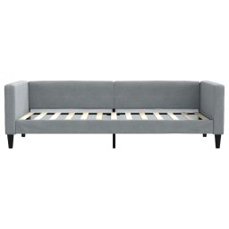 vidaXL Slaapbank 80x200 cm stof lichtgrijs