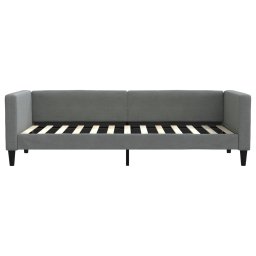 vidaXL Slaapbank 80x200 cm stof donkergrijs