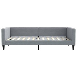 vidaXL Slaapbank 100x200 cm stof lichtgrijs