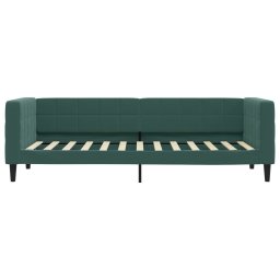 vidaXL Slaapbank 80x200 cm fluweel donkergroen