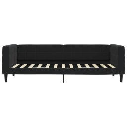 vidaXL Slaapbank 100x200 cm fluweel zwart