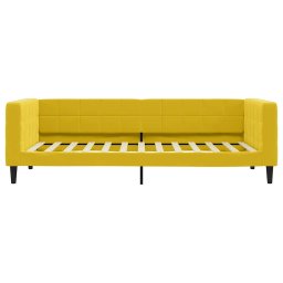 vidaXL Slaapbank 100x200 cm fluweel geel