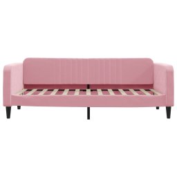 vidaXL Slaapbank 90x200 cm fluweel roze