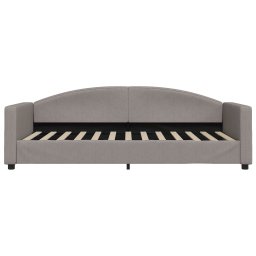 vidaXL Slaapbank 90x200 cm stof taupe