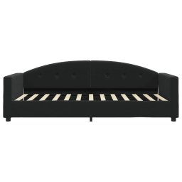 vidaXL Slaapbank 90x190 cm fluweel zwart