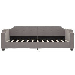 vidaXL Slaapbank 90x200 cm stof taupe