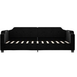 vidaXL Slaapbank 90x190 cm stof zwart