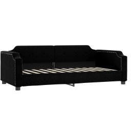 vidaXL Slaapbank met matras 90x190 cm stof zwart