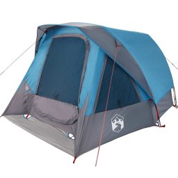 vidaXL Gezinstent 6-persoons waterdicht blauw