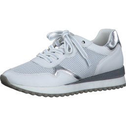 MARCO TOZZI MT - maat 40 - Soft Lining + Feel Me - removable insole Dames Sneaker - WHITE/LIGHT BLUE