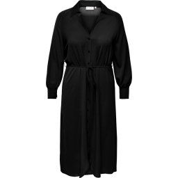 ONLY - Maat 44 - CARMAKOMA CARRIELLE LS SHIRT CALF DRESS SOLID WVN Dames Jurk