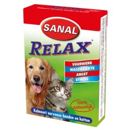 SANAL DOG/CAT RELAX KALMERINGSTABLET 15 TABLETTEN