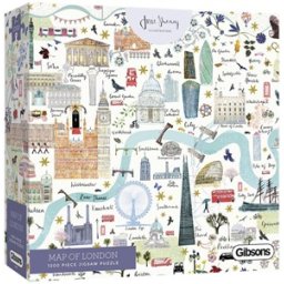 Map of London Puzzel (1000 stukjes)