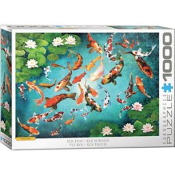 Kleurrijke Koikarpers Puzzel (1000 stukjes)