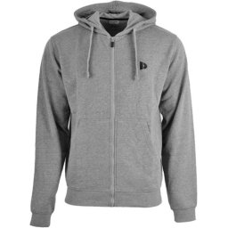 Donnay Maat XXL - Sweatvest met capuchon (Bruce) - Sportvest - Heren - Silver marl (032)