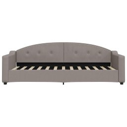 vidaXL Slaapbank 80x200 cm stof taupe