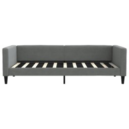 vidaXL Slaapbank 90x190 cm stof donkergrijs