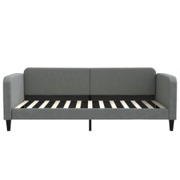 vidaXL Slaapbank 100x200 cm stof donkergrijs