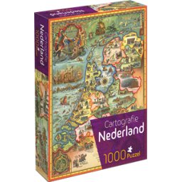 Cartografie Nederland (1000 stukjes)