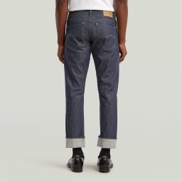 Mosa Straight Selvedge Jeans - Donkerblauw - Heren