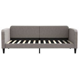 vidaXL Slaapbank 90x200 cm stof taupe