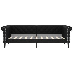 vidaXL Slaapbank 90x190 cm kunstleer zwart