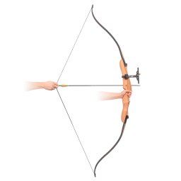 vidaXL Recurveboog voor volwassenen 68" 30 lb