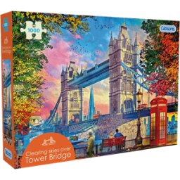 Dominic Davison - Clearing Skies Over Tower Bridge Puzzel (1000 stukjes)