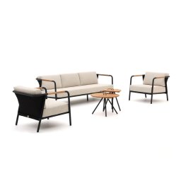 + 15% kassakorting | Apple Bee Elle stoel-bank loungeset 5-delig - Laagste prijsgarantie!