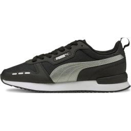 PUMA R78 Metallic FS - maat 38.5 - Dames Sneakers - Puma Black-Asphalt