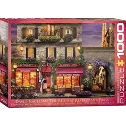 The Red Hat Restaurant Paris Puzzel (1000 stukjes)