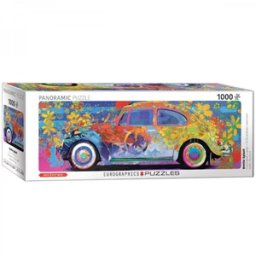VW Beetle Splash Panorama Puzzel (1000 stukjes)