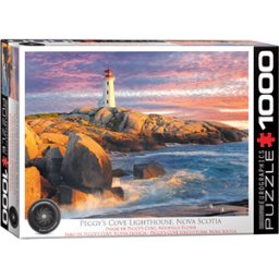 Peggy's Cove Lighthouse, Nova Scotia Puzzel (1000 stukjes)