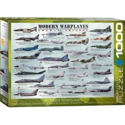 Modern Warplanes Puzzel (1000 stukjes)