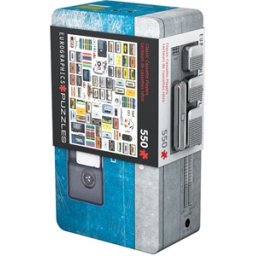 Classic Cassette - Player Tin Puzzel (550 stukjes)