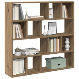 vidaXL Boekenkast/kamerscherm 105x24x102 cm artisanaal eikenkleur