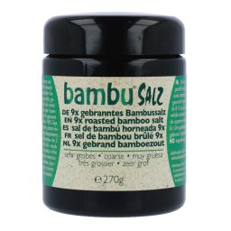 Bambu Salz Bamboezout Zeer Grof 9x Gebrand