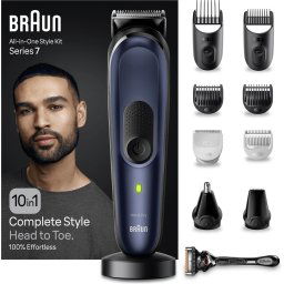 Braun All-In-One Baardtrimmer - Series 7 MGK7410 - 10-in-1 Set Trimmer