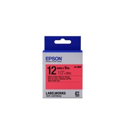 Epson LK-4RBP Tape 12mm zwart/rood