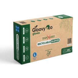 Gloovy Eco Recyclebare Handschoenen Blauw L