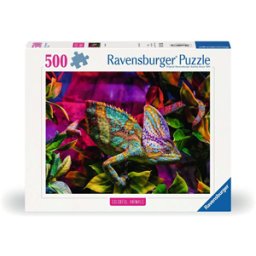 Kleurrijke Kameleon Puzzel (500 stukjes)