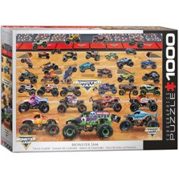 Monster Jam Truck Lineup Puzzel (1000 stukjes)