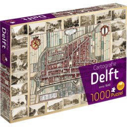 Cartografie Delft Puzzel (1000 stukjes)