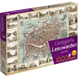 Cartografie Leeuwarden Puzzel (1000 stukjes)