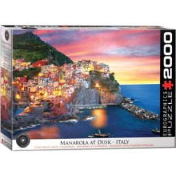 Manarola at Dusk - Italy Puzzel (2000 stukjes)