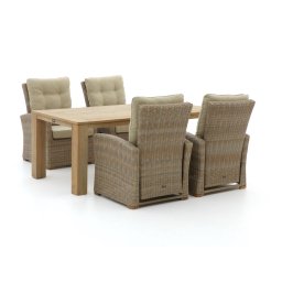+ 15% kassakorting | Intenso Mazzano/ROUGH-X 200cm lounge-dining tuinset 5-delig verstelbaar - Laagste prijsgarantie!